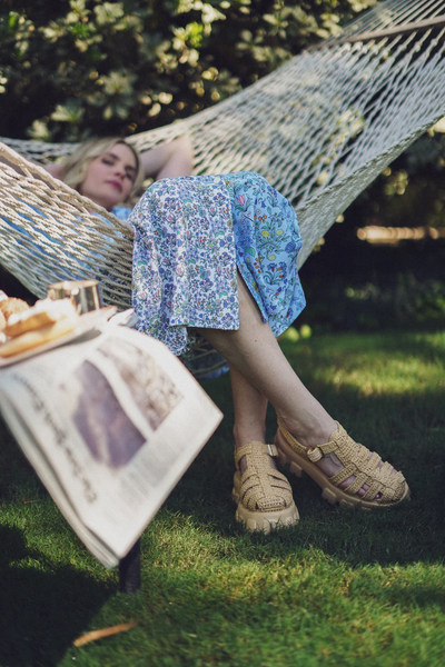The Grenadine Dress - Spring Sprig Multi