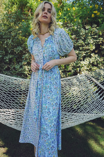 The Grenadine Dress - Spring Sprig Multi