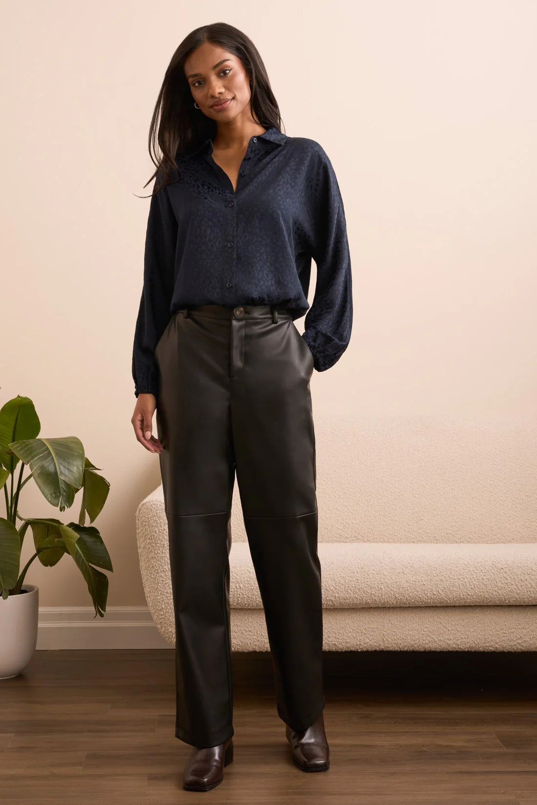 Front Tie Dolman Sleeve Shirt