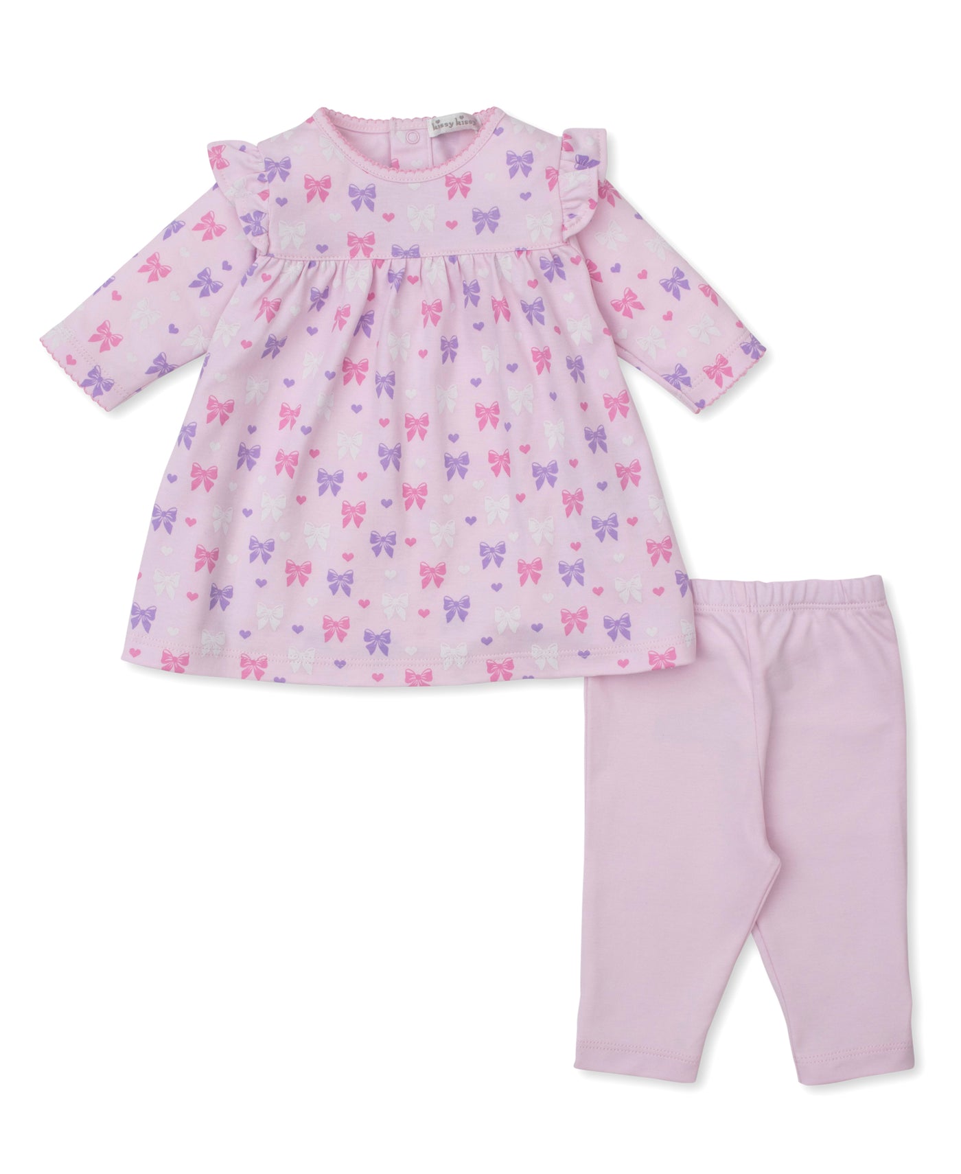 Billowy Bows Dress & Legging Set