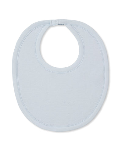 Blue Jacquard Bib