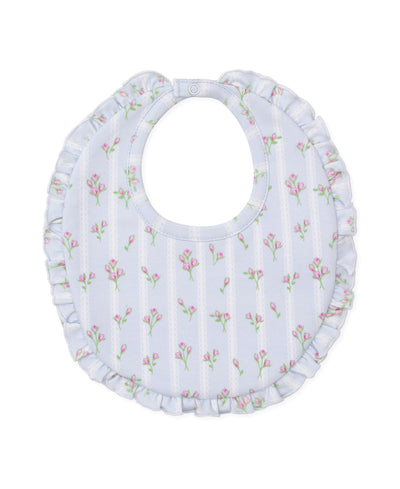 Blue Ribbon Stripe Bouquets Bib