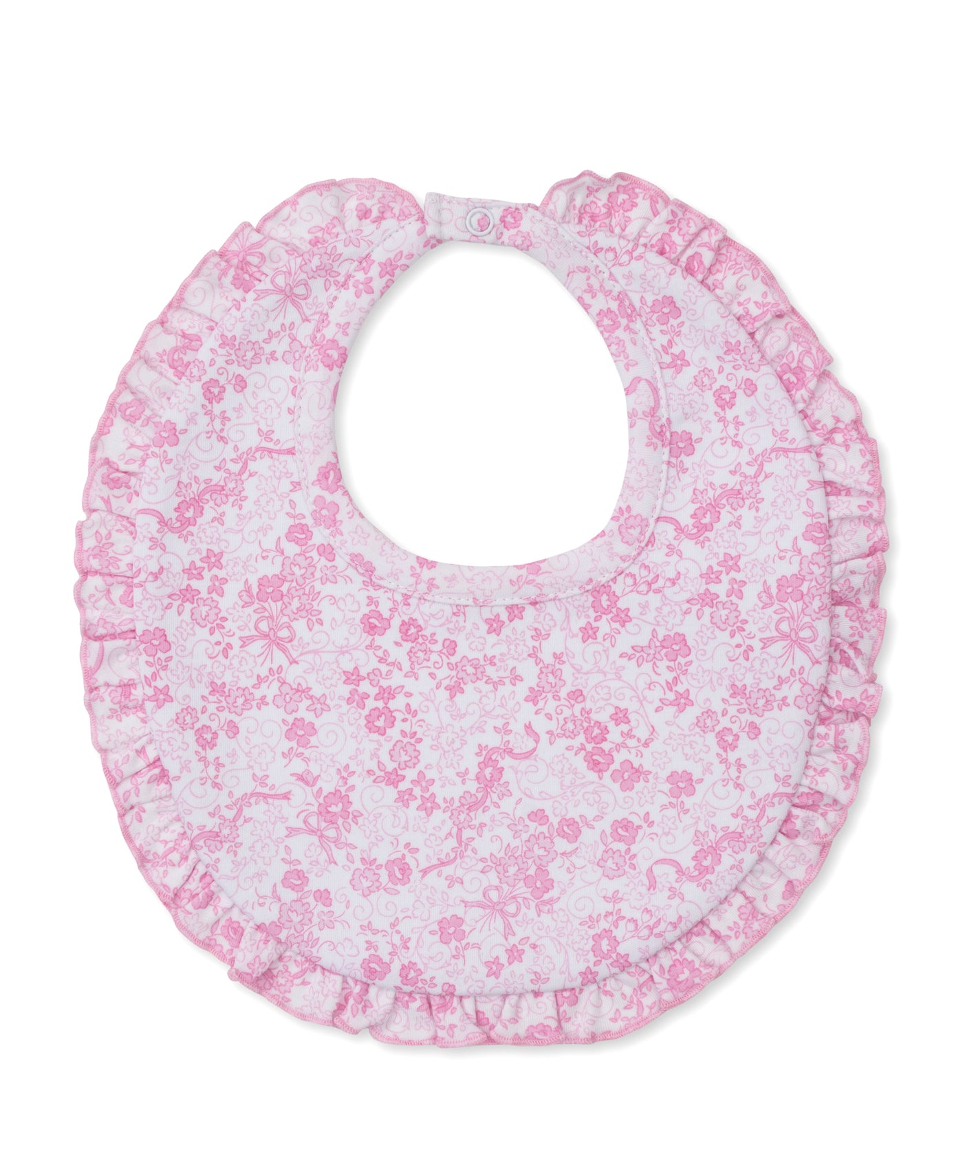 Old English Roses Bib - Pink
