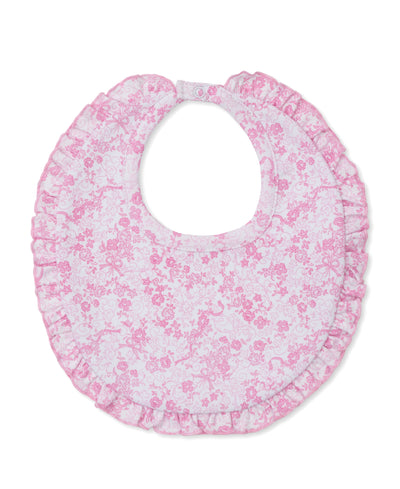 Old English Roses Bib - Pink