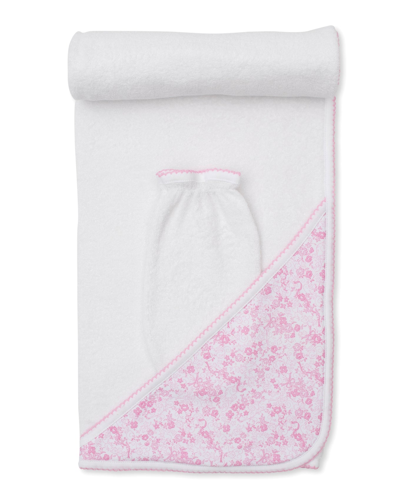 Old English Roses Towel with Mitt Set