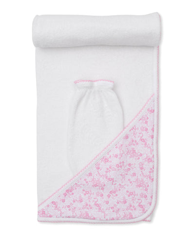 Old English Roses Towel with Mitt Set