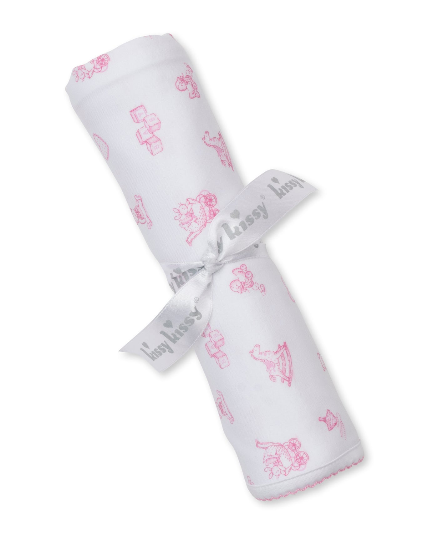 Vintage Toy Treasures Blanket - Pink