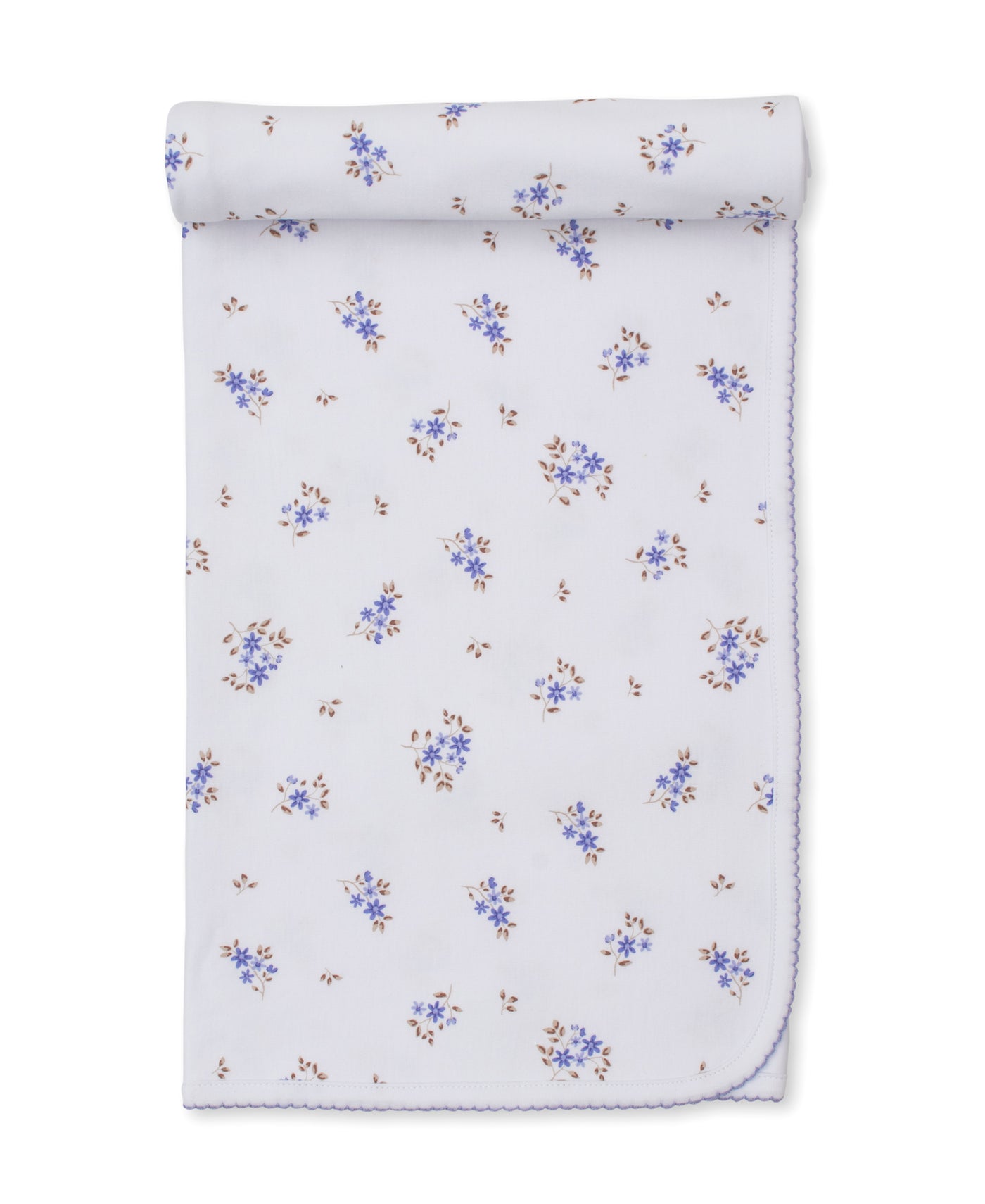 Lilac Tiny Blossoms Blanket