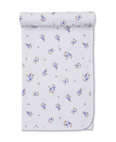 Lilac Tiny Blossoms Blanket