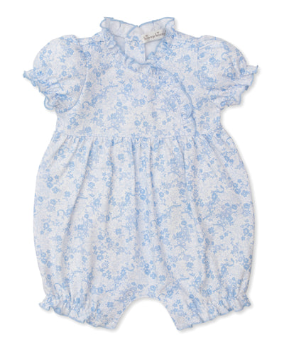 Old English Roses Playsuit - Blue