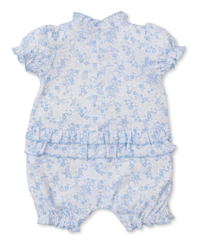 Old English Roses Playsuit - Blue