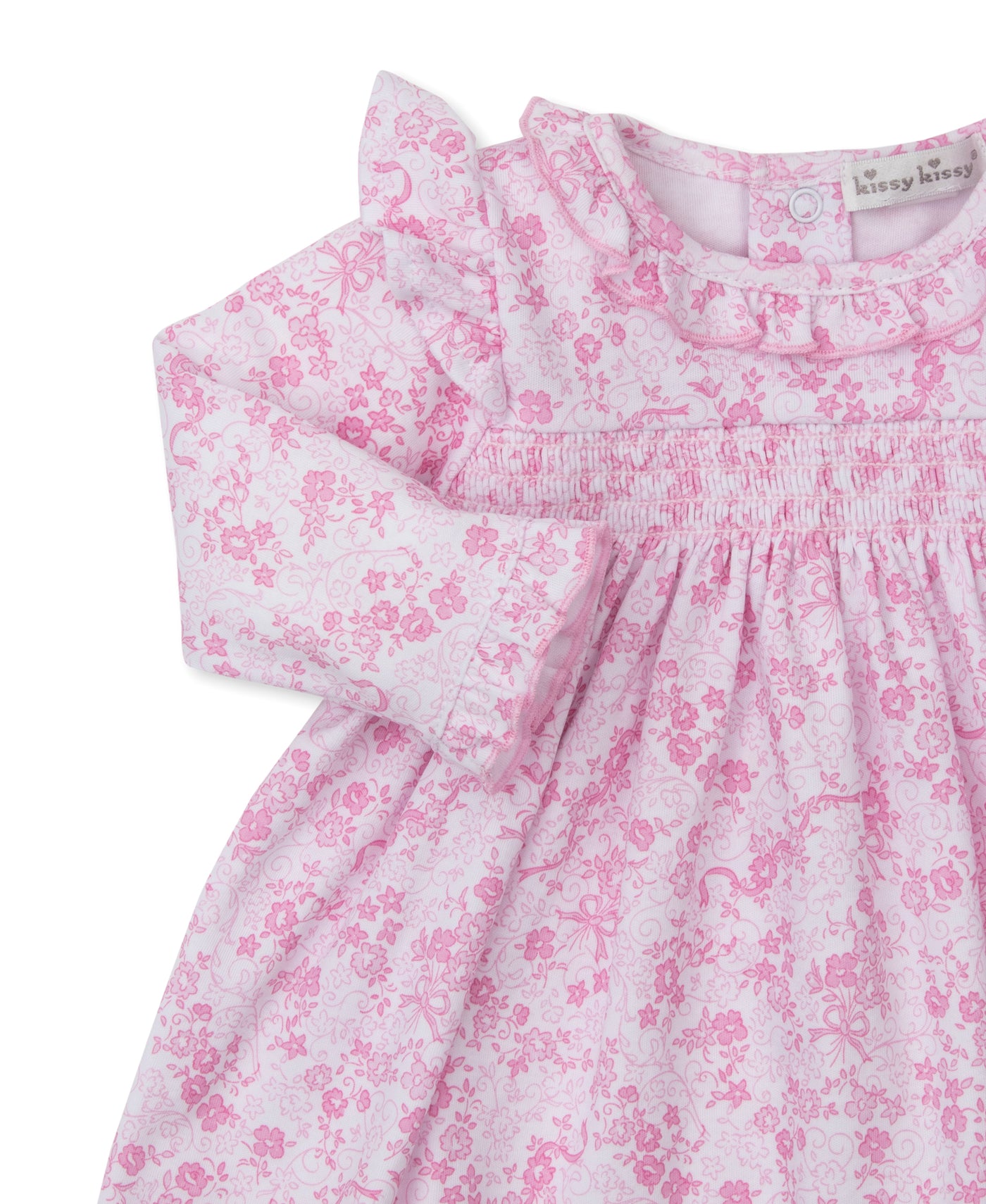 Old English Roses Smocked Dress Set