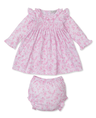Old English Roses Smocked Dress Set