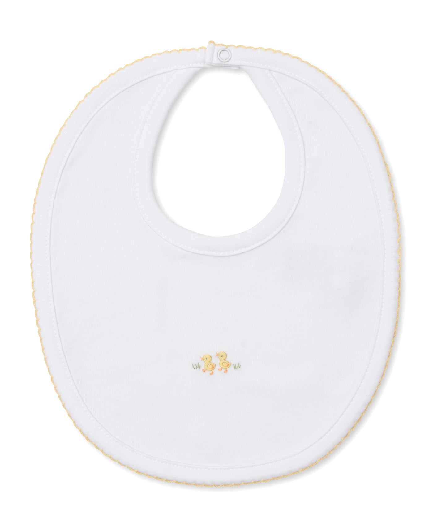 Baby Duck Hand Embroidered Bib