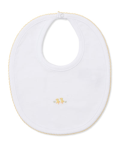 Baby Duck Hand Embroidered Bib