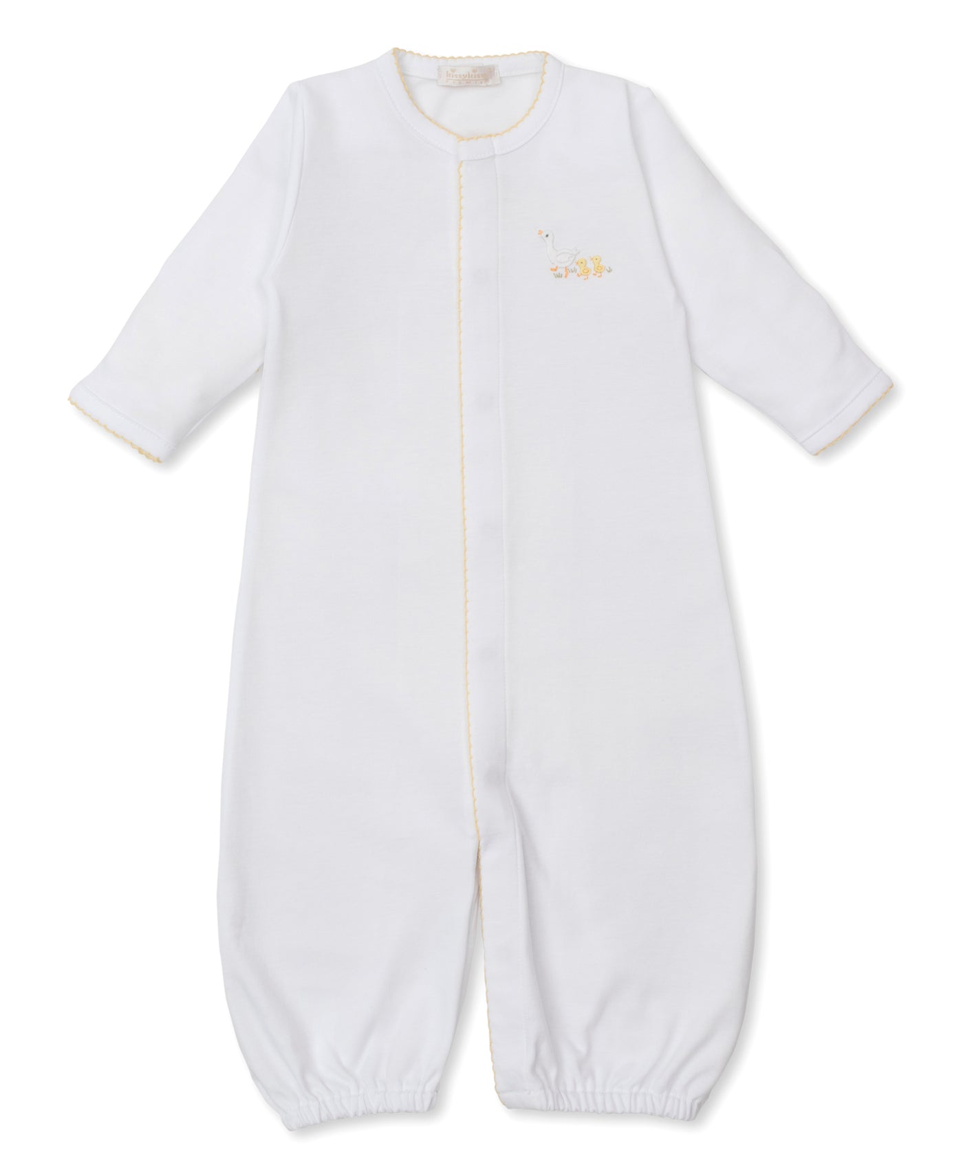 Baby Ducks Hand Embroidered Converter Gown