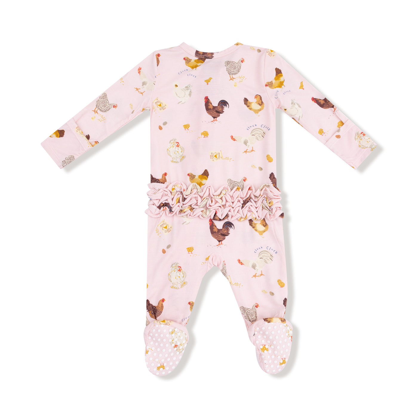 Collector Chicken - 2-Way Zip Footie - Pink