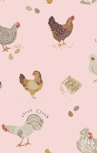 Collector Chicken - 2-Way Zip Footie - Pink