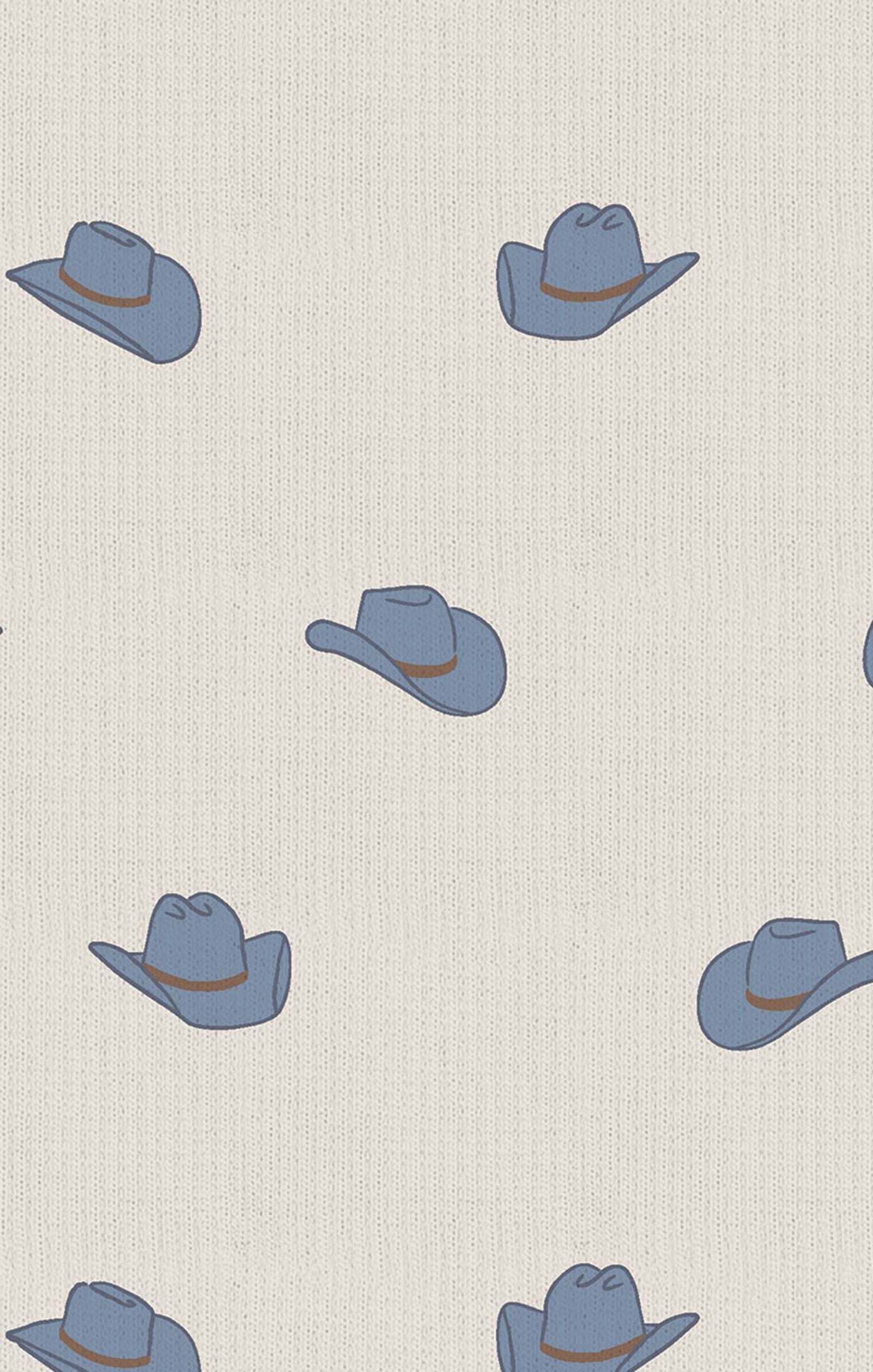 Petite Cowboy Hats Polo Romper