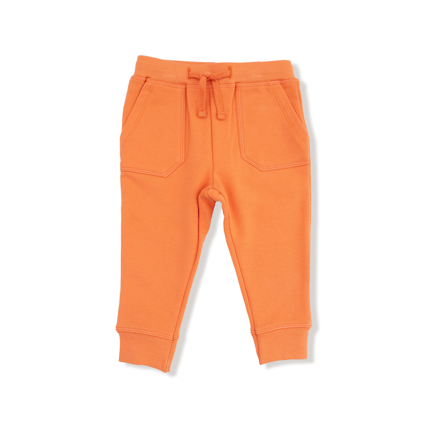 Orange Jogger - French Terry