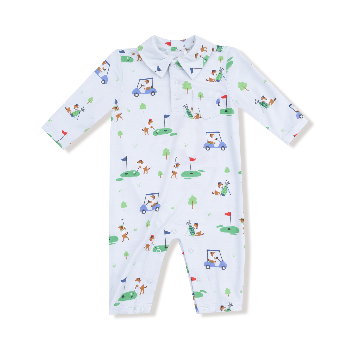 Dog Gone Golf Polo Romper