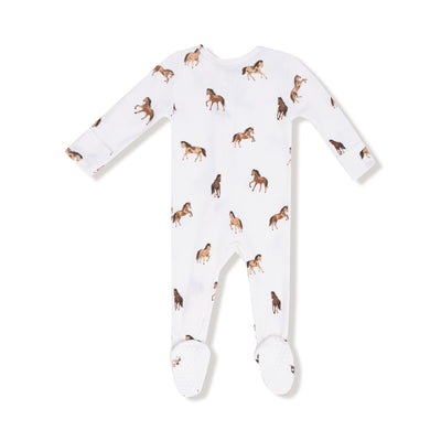 Mini Horse 2-way Zipper Footie