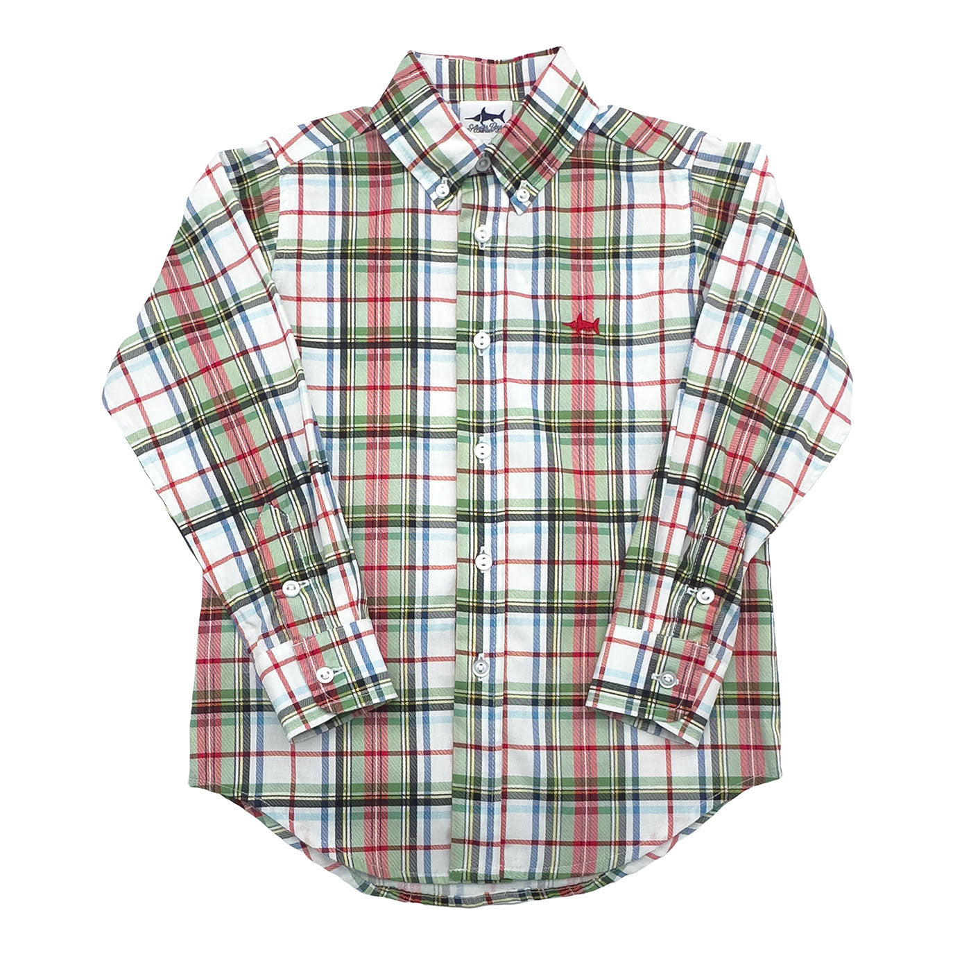 CARTER OXFORD SHIRT - Creme Plaid