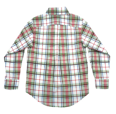 CARTER OXFORD SHIRT - Creme Plaid