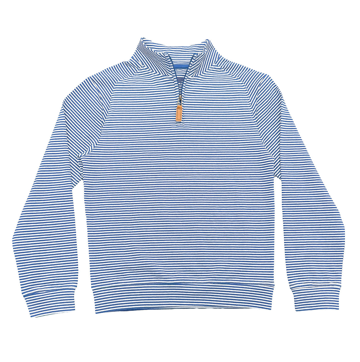 COLLINS QUARTER ZIP - Blue Stripe
