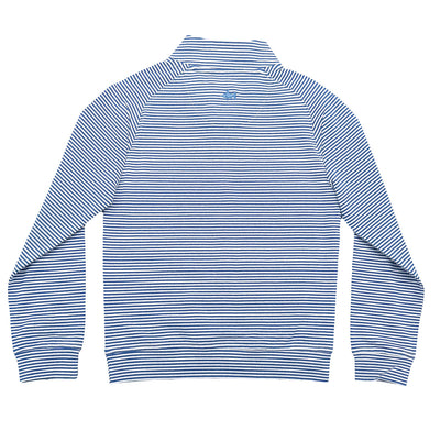 COLLINS QUARTER ZIP - Blue Stripe