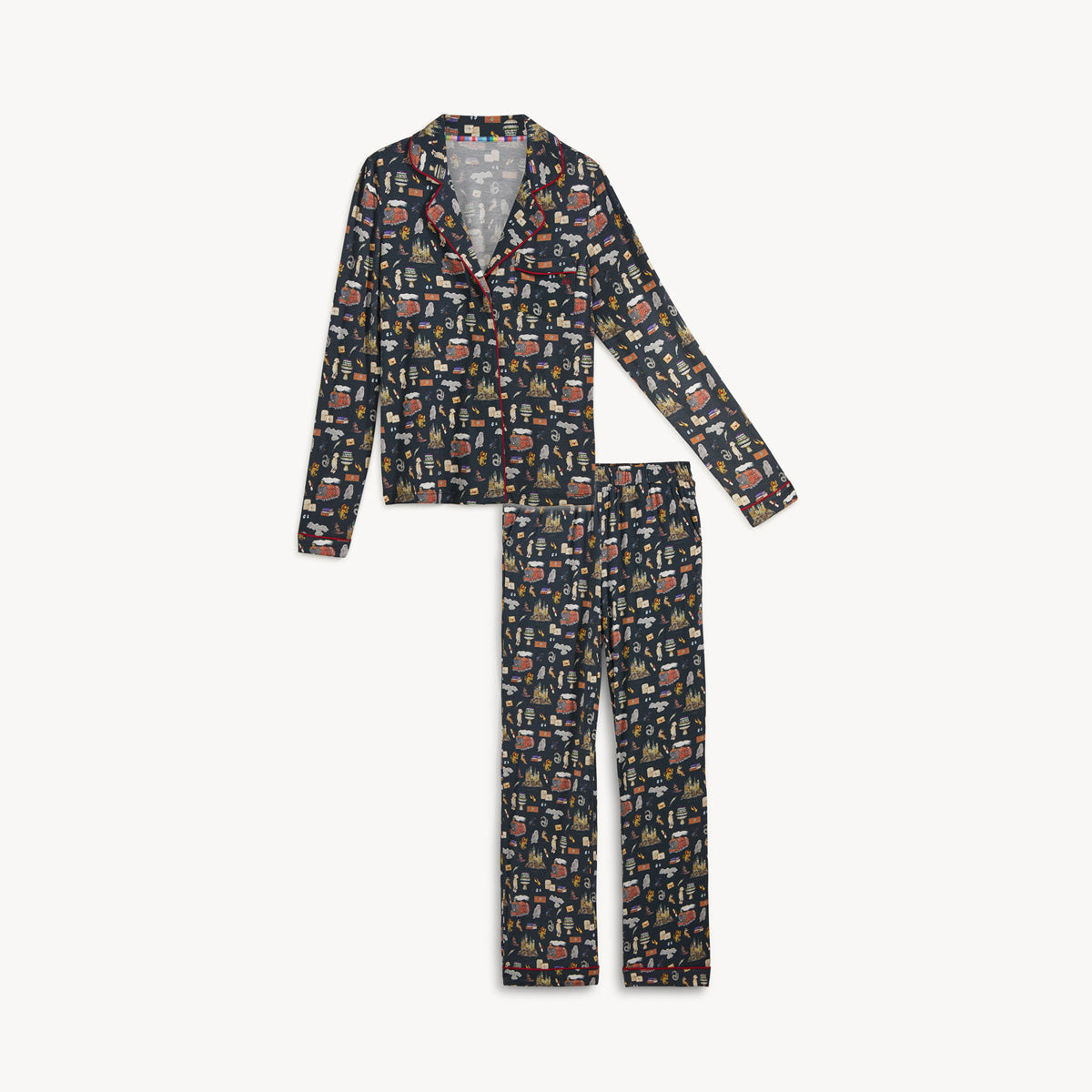 Women's Long Sleeve Magnetic PJ Set- Harry Potter First Year