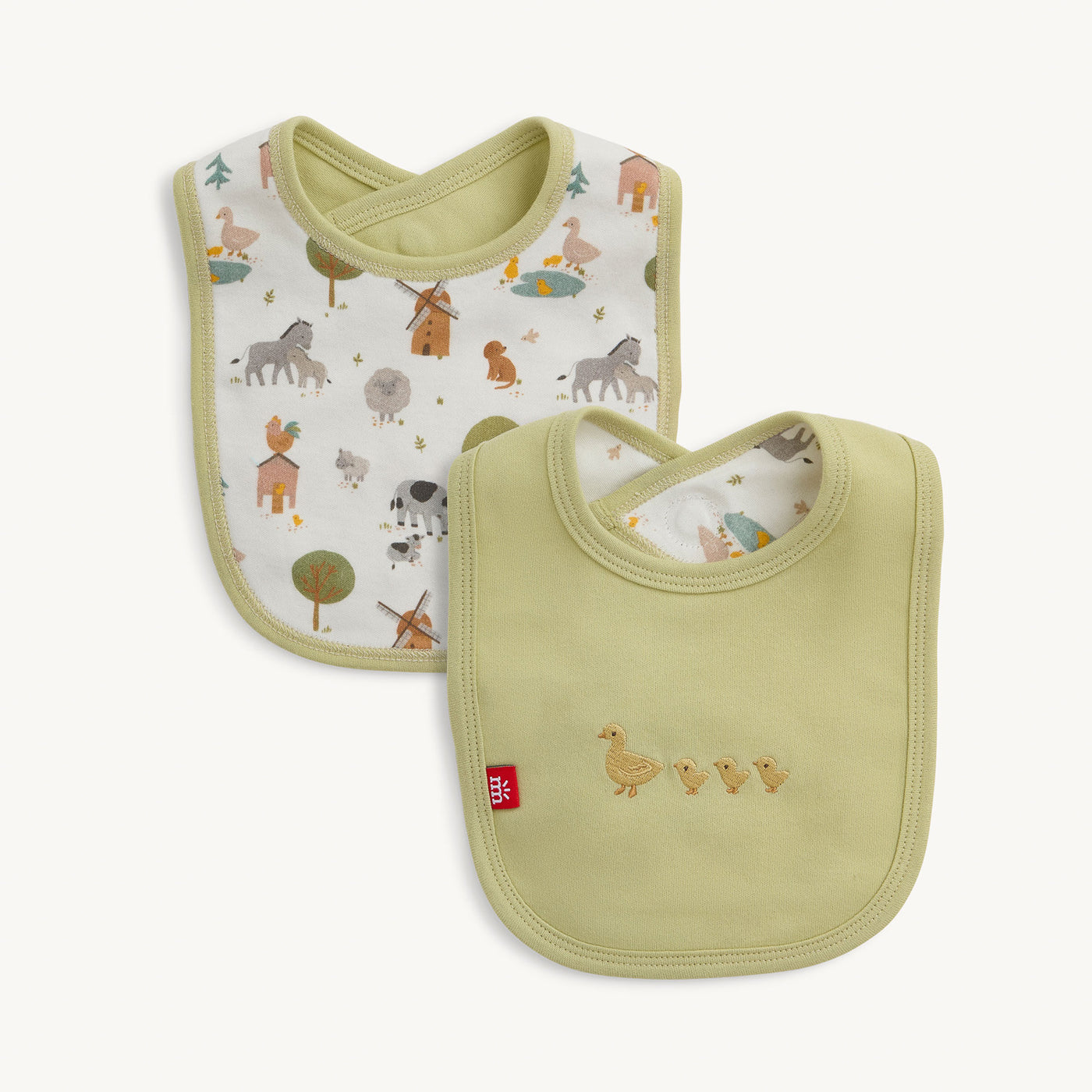Funny Farm Reversible Bib