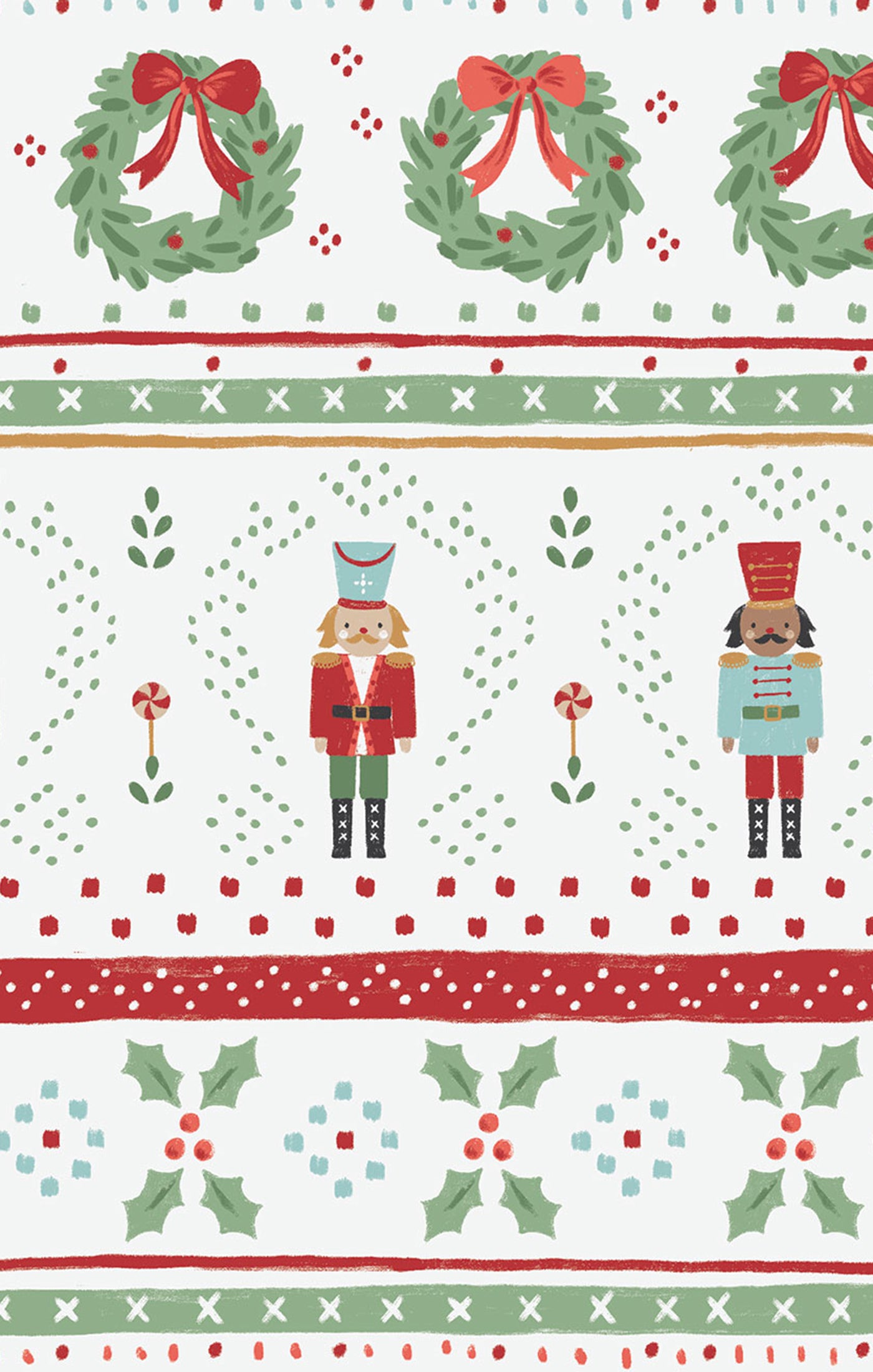 Nutcracker Fair Isle - 2 Way Zipper Romper