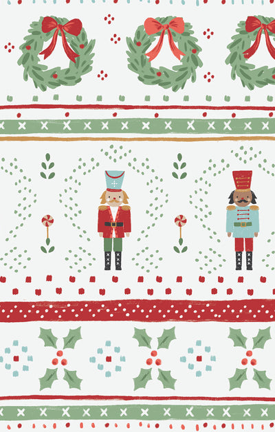 Nutcracker Fair Isle - 2 Way Zipper Romper