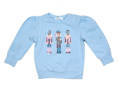Nutcracker Sequin Long Sleeve Tee