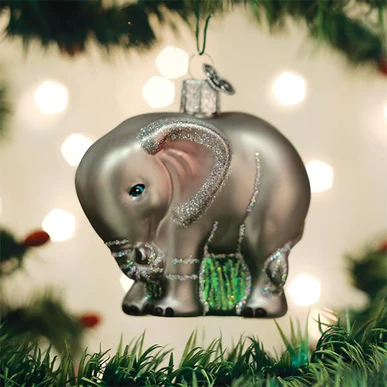 Baby Elephant Ornament