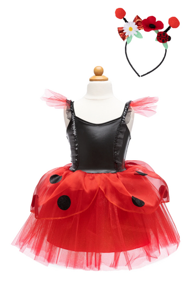 Ladybug Dress with Headband