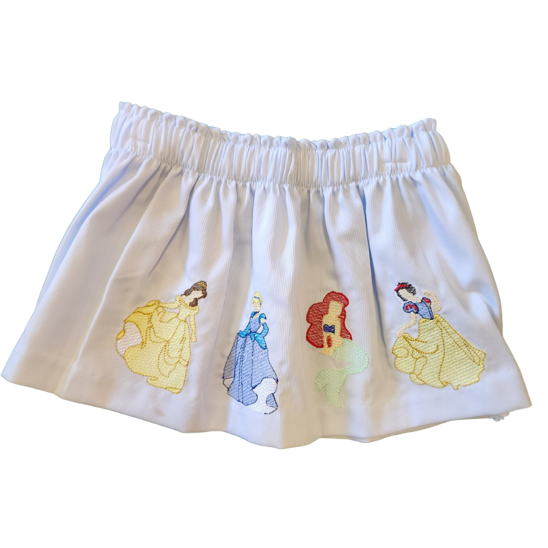 Embroidered Princess Blue Skirt