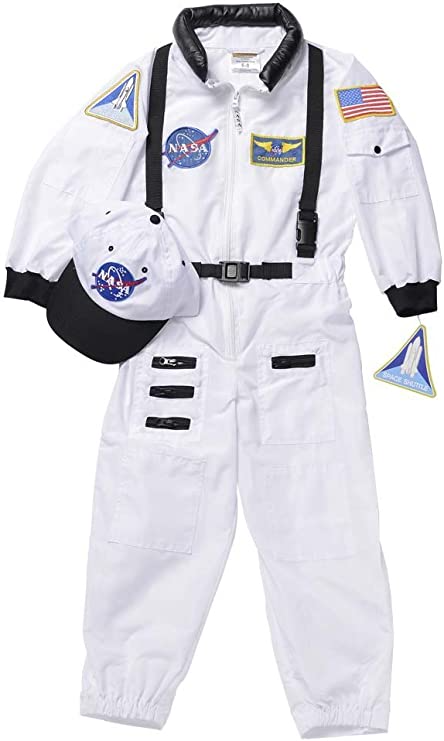 Jr. Astronaut Suit White