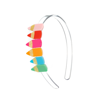 Color Pencils Bright Colors Headband