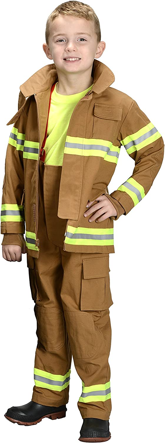 Jr. Fire Fighter Suit, (TAN)