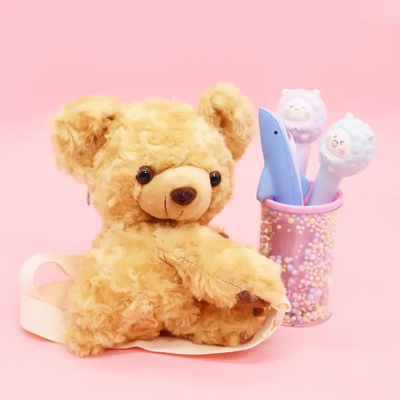 Plushie Teddy Bear Sling Crossbody