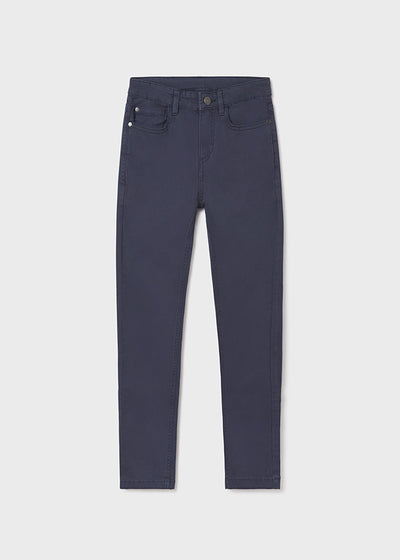 Slim Fit Long Pants - Steel Blue
